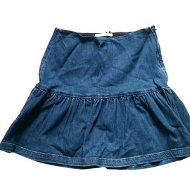 Maje-Skirt-Blue