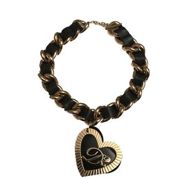 Dsquared2-Necklace-Black,Golden