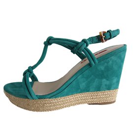 Prada-Sandals-Green