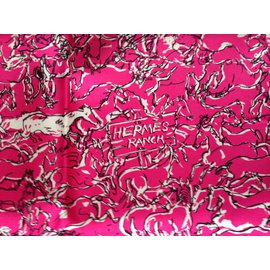 Hermès-Schal-Pink