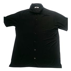 Givenchy Black Viscose Short Sleeve Shirt Black