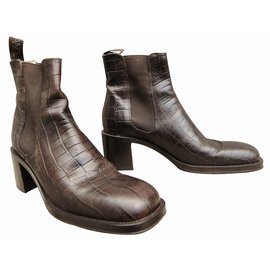 Free Lance-Ankle Boots-Brown