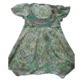 Antik Batik Camicetta di seta Multicolore