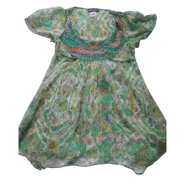 Antik Batik-Blusa de seda-Multicor