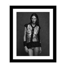 Karl Lagerfeld Art Serigraph Black White