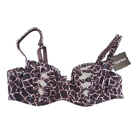 Chantal Thomass Bra with braces - 90 E Brown