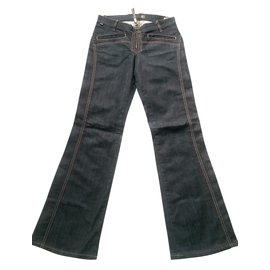 Vaqueros de Pierna Ancha Just Cavalli Azules Azul