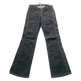 Just Cavalli Wide Leg Jeans Blue Cotton Blue