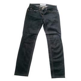 Vaqueros Elisabetta Franchi Azules Algodón Azul