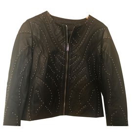 Ikks Jacket Black Silvery