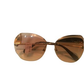 Chanel-Gafas de sol-Dorado