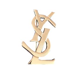 Yves Saint Laurent-Pins & Broschen-Golden