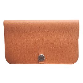 Hermès HERMES DOGON PORTFOLIO Orange