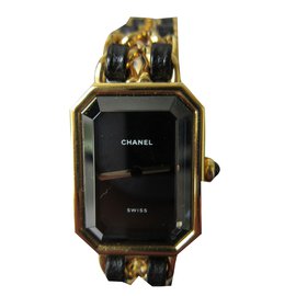 Chanel-Relógio fino-Dourado