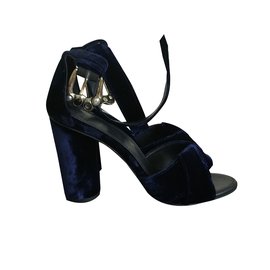 Maje Sandalen Schwarz Blau