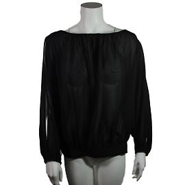 Blouse en soie Marc Jacobs noire Noir