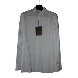 Louis Vuitton Camicia monogramm Blu