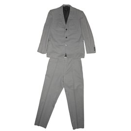 Traje de rayas gris Louis Vuitton Gris
