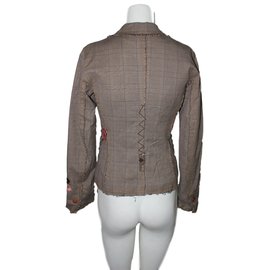 Gerard Darel-Embroidered jacket-Brown
