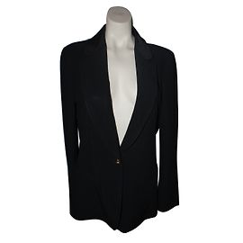 Chaqueta uniforme negra Louis Vuitton Negro