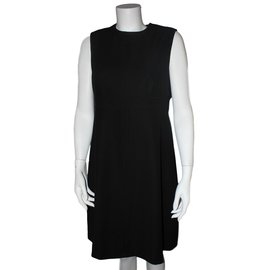 Louis Vuitton Uniform Kleid schwarz Polyester Schwarz