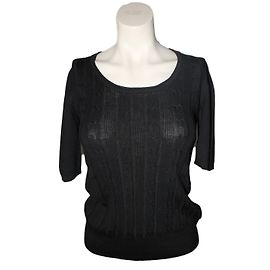 Top in lana nero Louis Vuitton L Nero