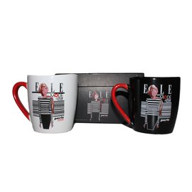 Autre Marque-Mugs Splash Fashion-Noir,Blanc