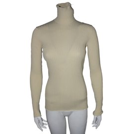 Louis Vuitton-Turtleneck sweater-Cream
