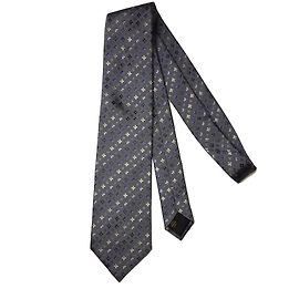Louis Vuitton Cravate Bleu Gris