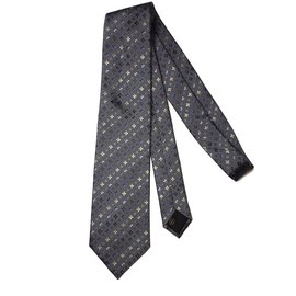 Louis Vuitton Corbata Azul Gris
