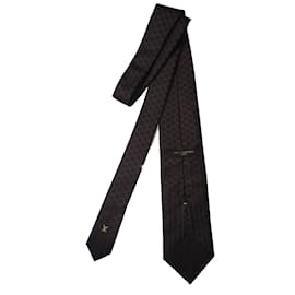 Louis Vuitton-gravata-Marrom