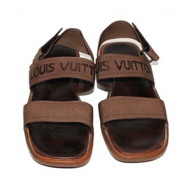 Louis Vuitton-Sandals-Brown