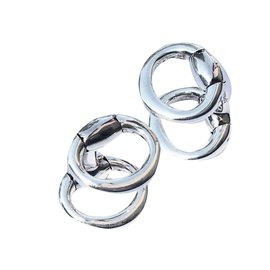 Hermès-Hermès Nausicaa Cufflinks-Silvery