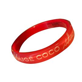 Chanel Pulseira Rosa Vermelho