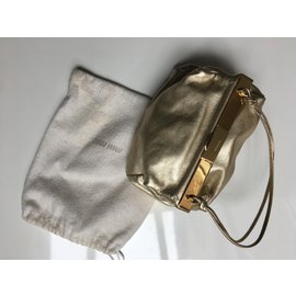 Miu Miu-Clutch bag-Golden