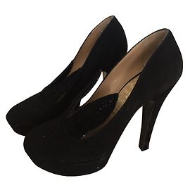 Minna Parrika Heels Black