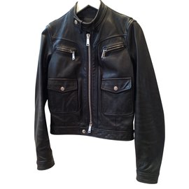 Dsquared2 Biker jacket Black