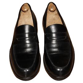 Charles Jourdan Müßiggänger Slipper Schwarz