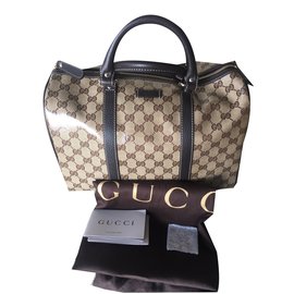 Gucci-Handbag-Brown
