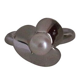 Poiray Anillo de trèfle Plata