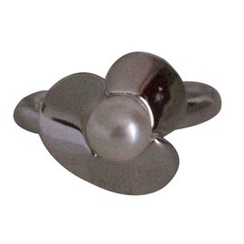 Poiray Trèfle Ring Silber