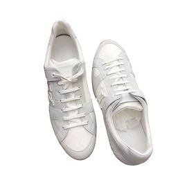 Louis Vuitton White Deerskin Sneakers White