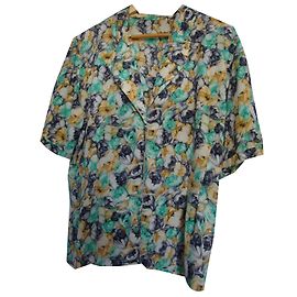 Autre Marque Seidenbluse mit buntem Blumenmuster Mehrfarben