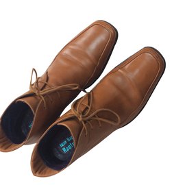Autre Marque-JB ROTUREAU Boots-Caramel