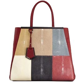 Fendi 2 Jours Rot Python drucken