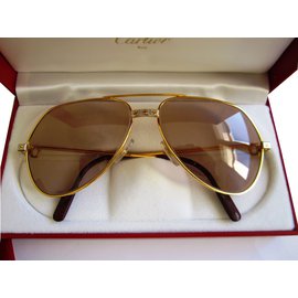 Cartier-Sonnenbrille-Golden