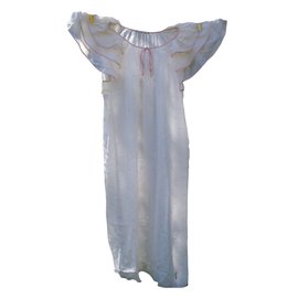 Christian Dior Camicia da notte Rosa Bianco