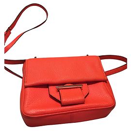 Reed Krakoff Small Leather Shoulder Bag Orange Orange