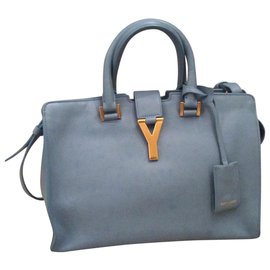Yves Saint Laurent Sac Chyc medium Bleu