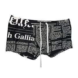 John Galliano Bain homme Noir